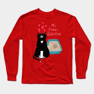 Valentine From Kitty Long Sleeve T-Shirt